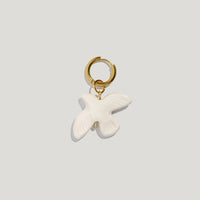 Myrni mono earring with porcelain bird
