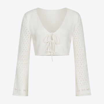 Pointelle Cardigan