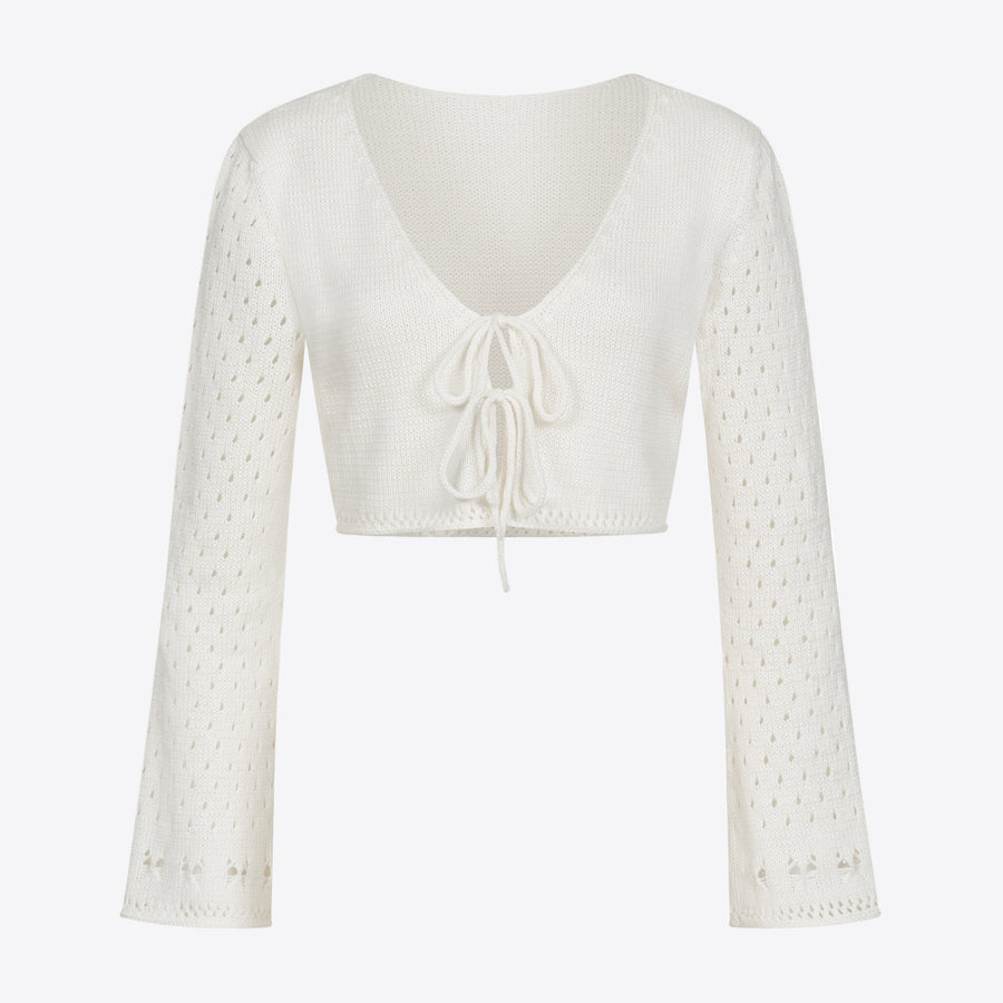 Pointelle Cardigan
