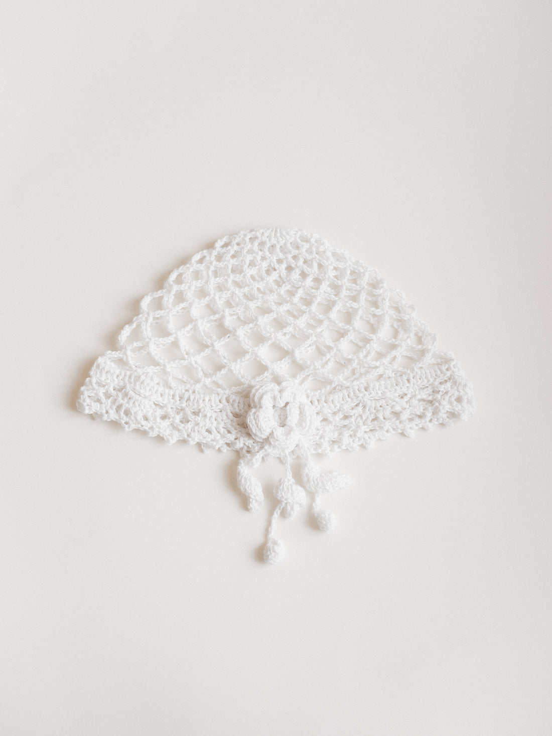 Lace-knit Flowers Beanie