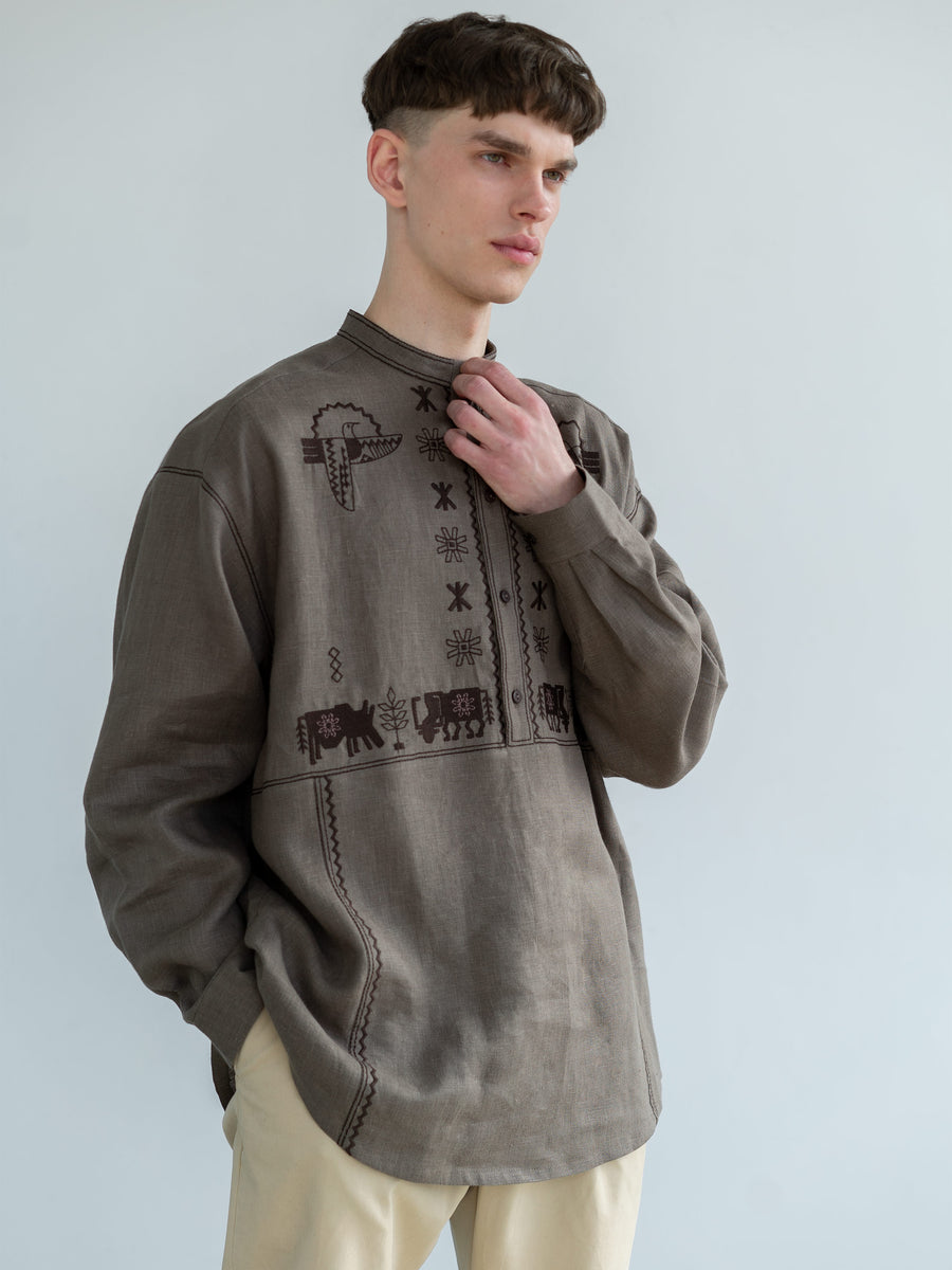 Adam Brown Men's Vyshyvanka Shirt