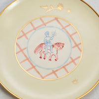 Horseman Plate with Flowers