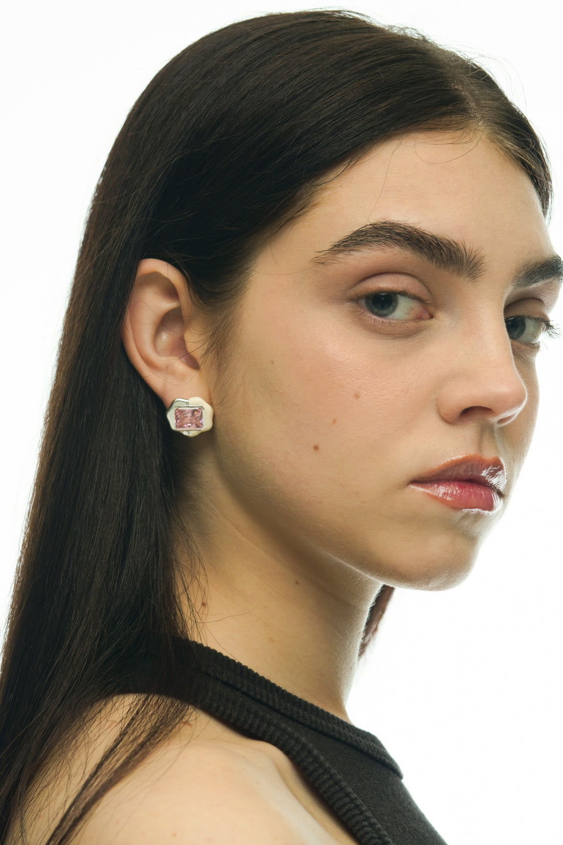 Molten Frame Studs in pink