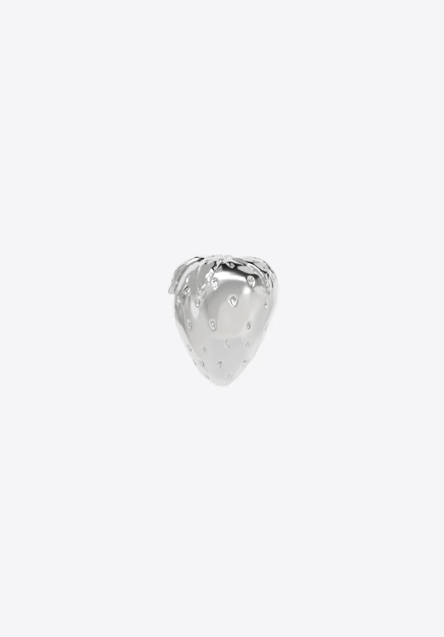 Earrings Strawberry in silver