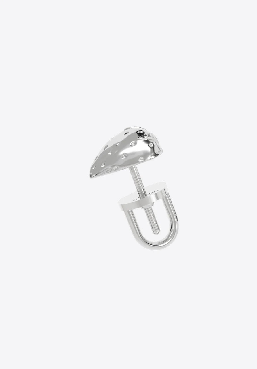 Earrings Strawberry in silver