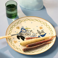 Kitty Candle in blue