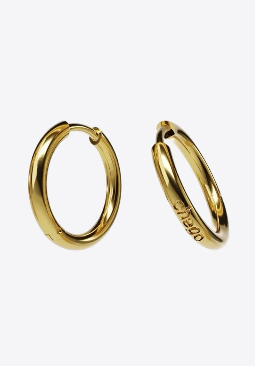 Hoop Earrings in gold