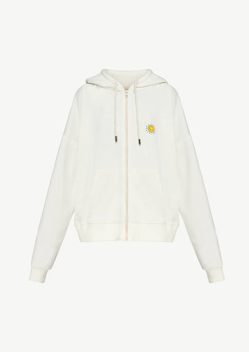 Sun Hoodie in white