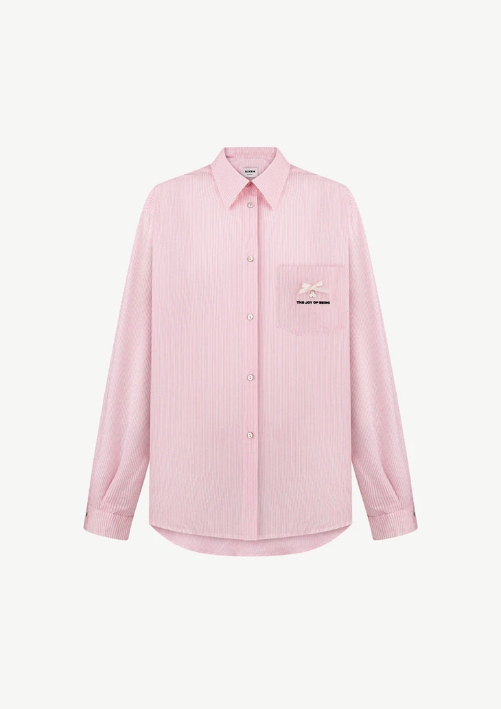 Pink Striped Shirt