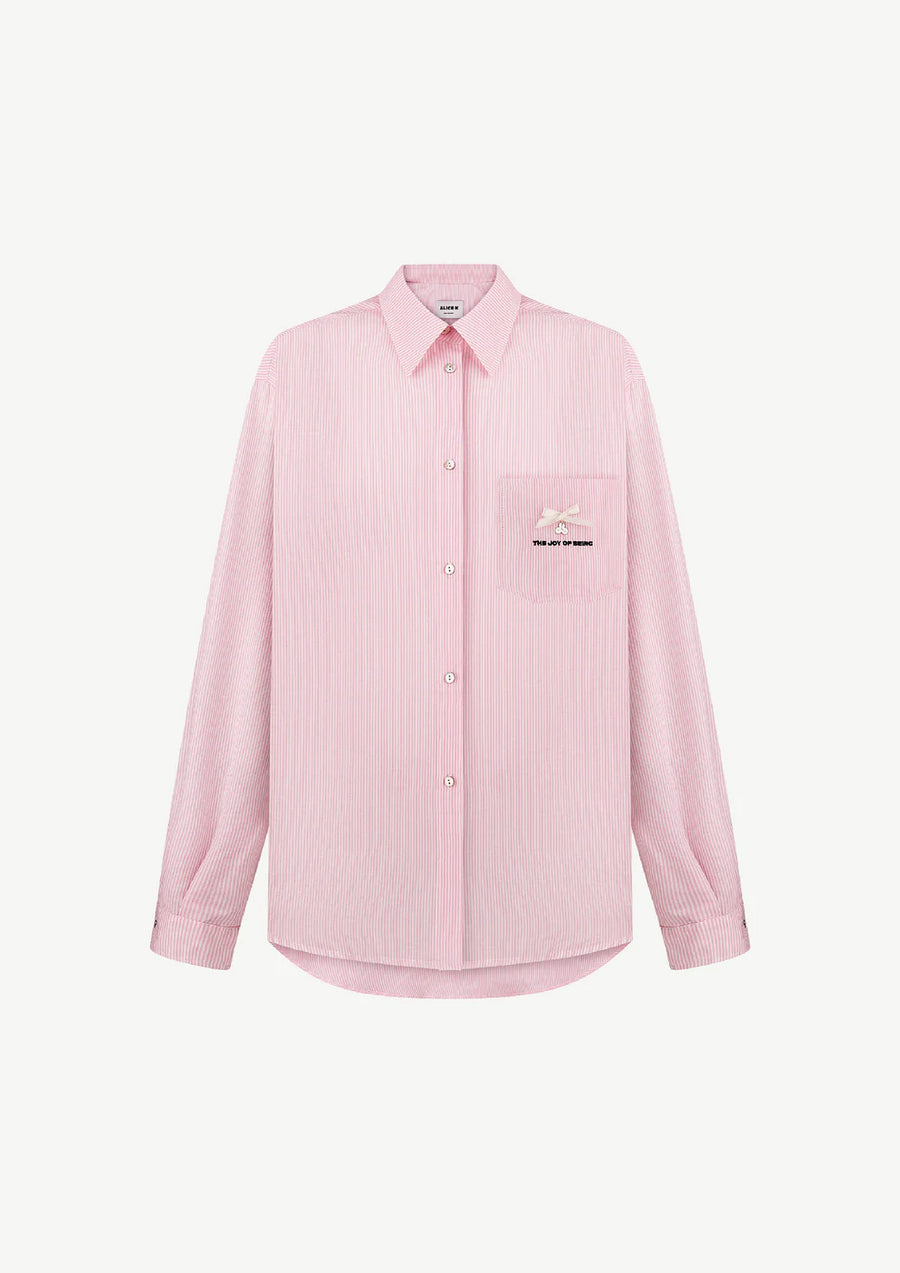 Pink Striped Shirt