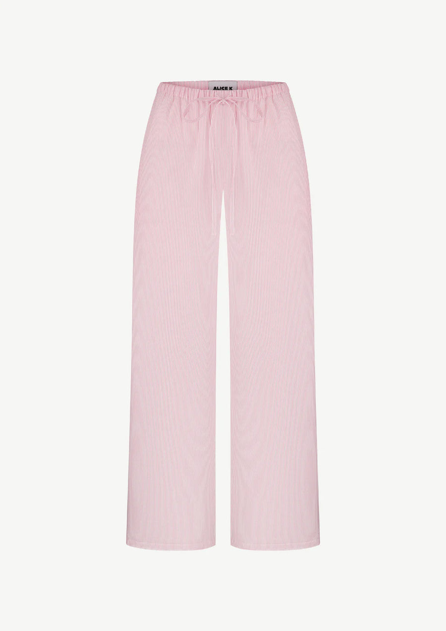 Pink Striped Trousers