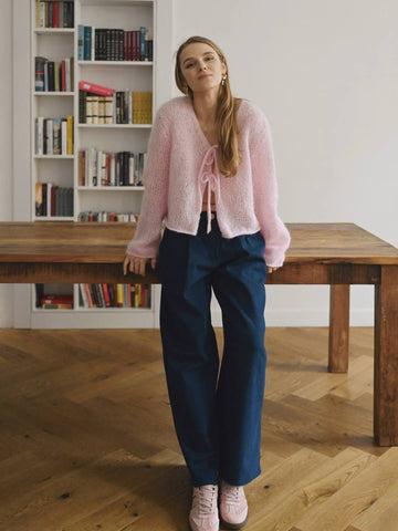 Cloud Cardigan in pink