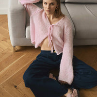 Cloud Cardigan in pink