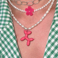 Balloon Dog Necklace