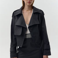 Short trench coat