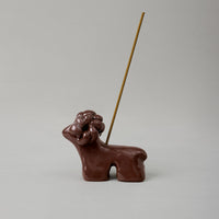 Ram Terracota Dark Chocolate Incense Holder