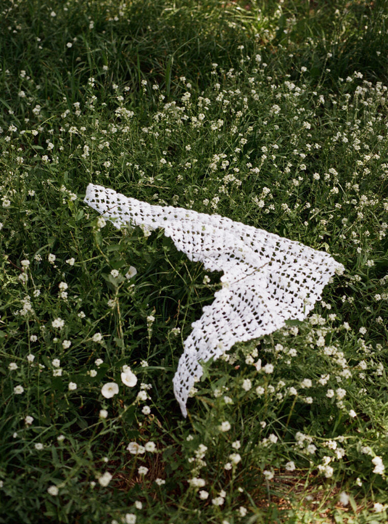 Yarrow triangle scarf