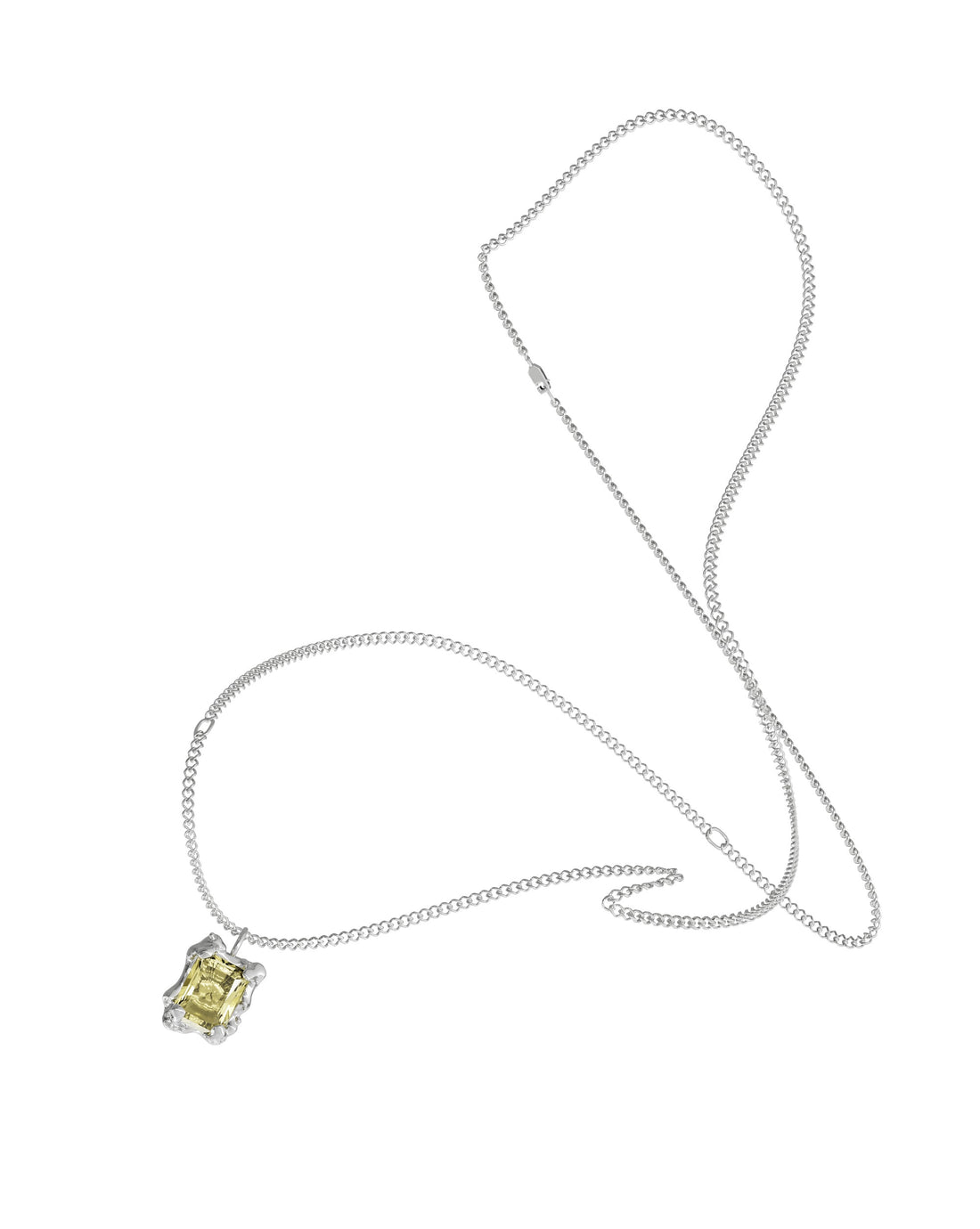 Yellow Quartz Necklace