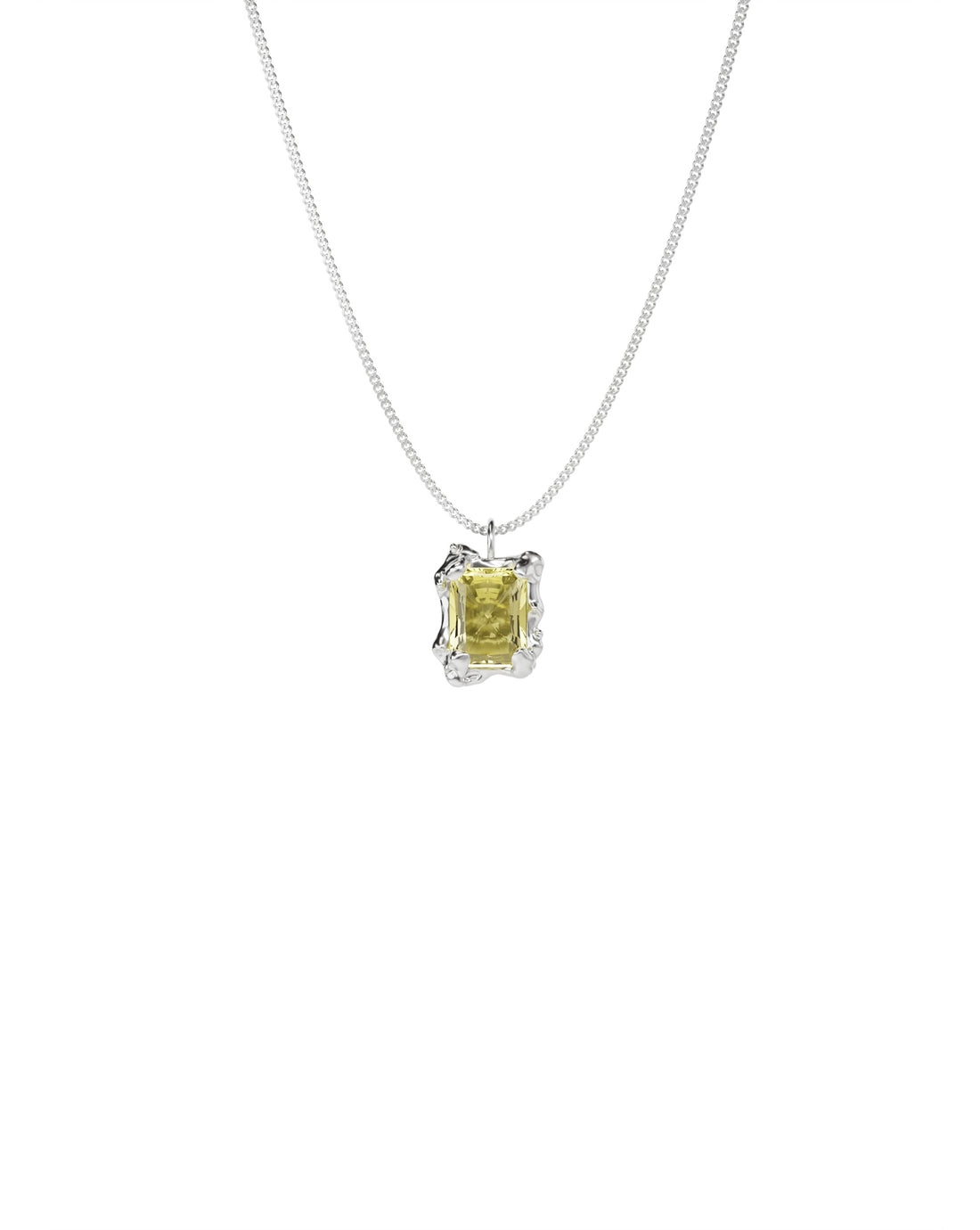 Yellow Quartz Necklace