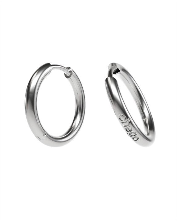 Hoop Earrings in silver