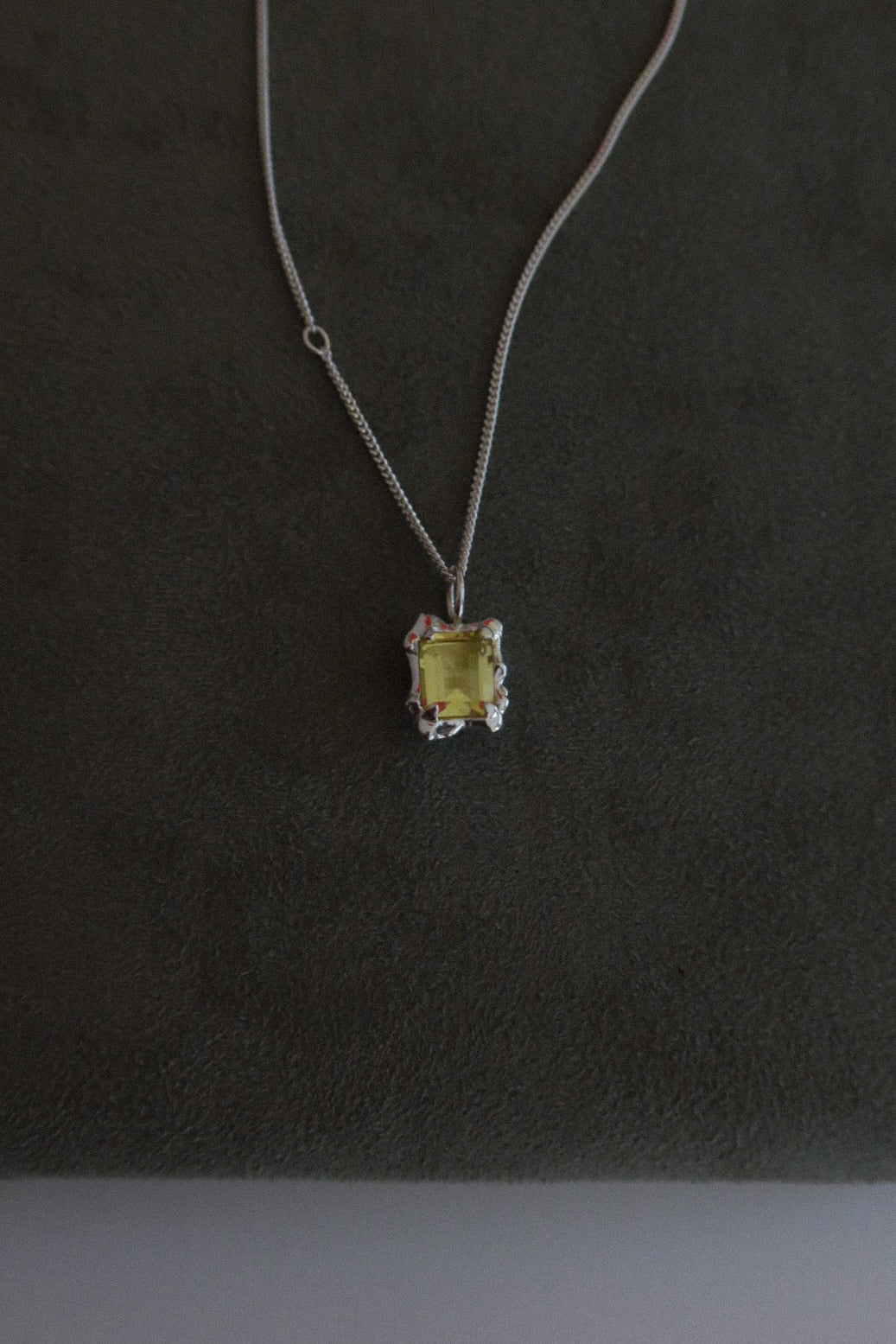 Yellow Quartz Necklace