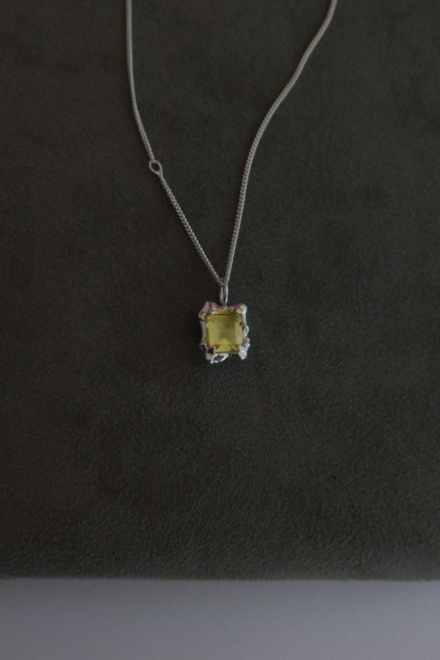 Yellow Quartz Necklace