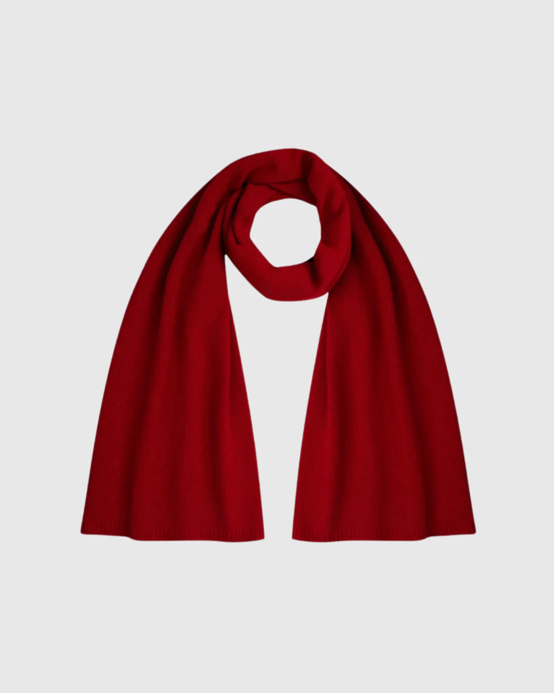 Cashmere Blend Scarf in Red