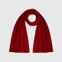 Cashmere Blend Scarf in Red