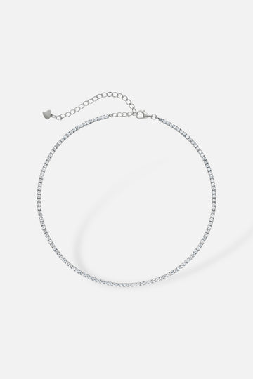 Glamour Diamond Tennis Necklace