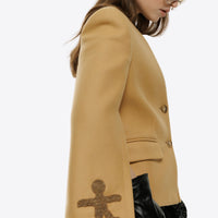 Grace Blazer in mustard yellow