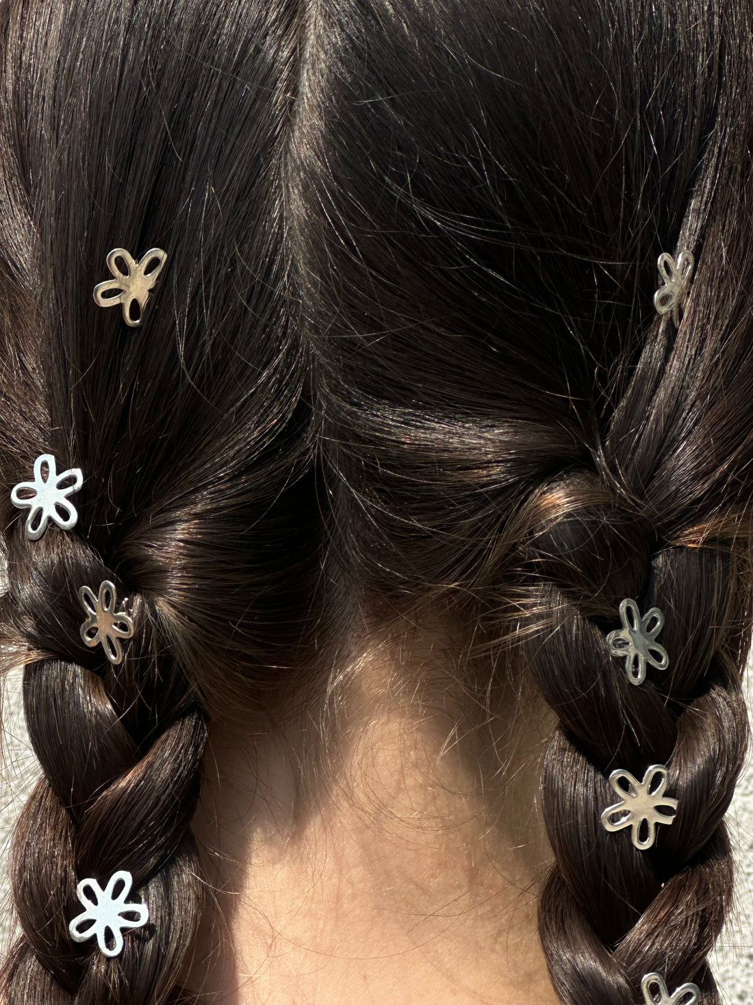 Earrings Flowers in gold