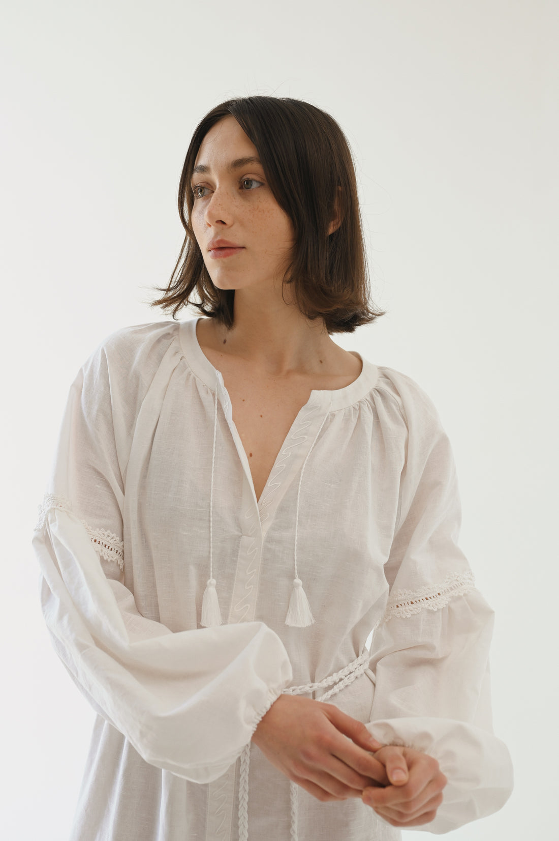Podyh Dress in white