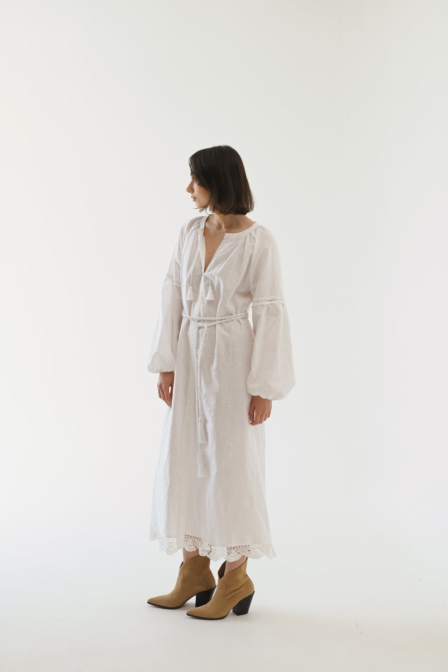 Podyh Dress in white