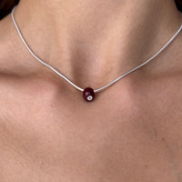 Dry Garnet Necklace