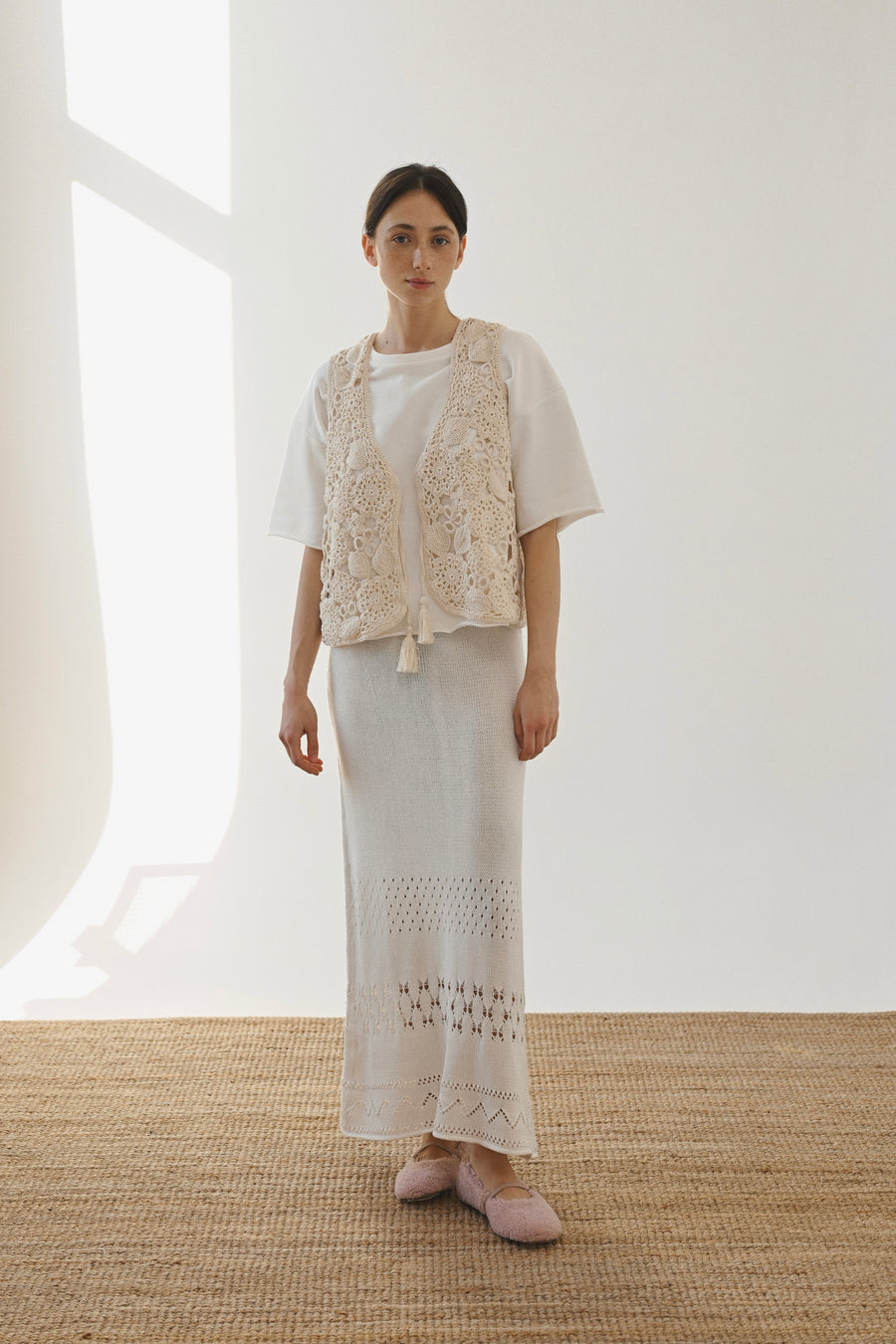 Pointelle Skirt