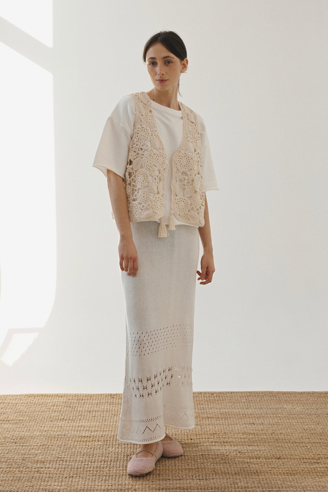 Pointelle Skirt