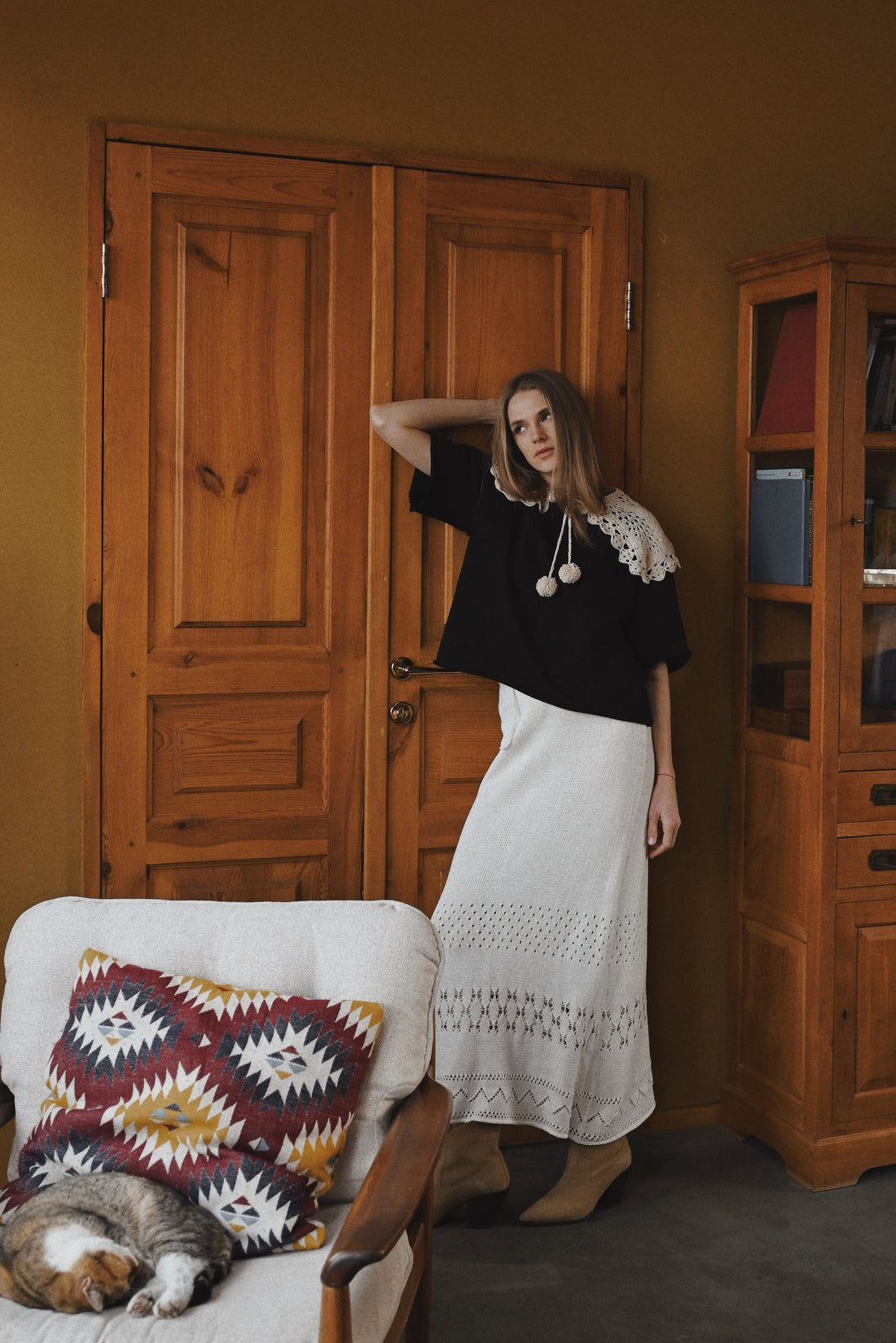 Pointelle Skirt