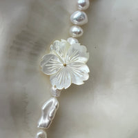 Peal Flower Necklace