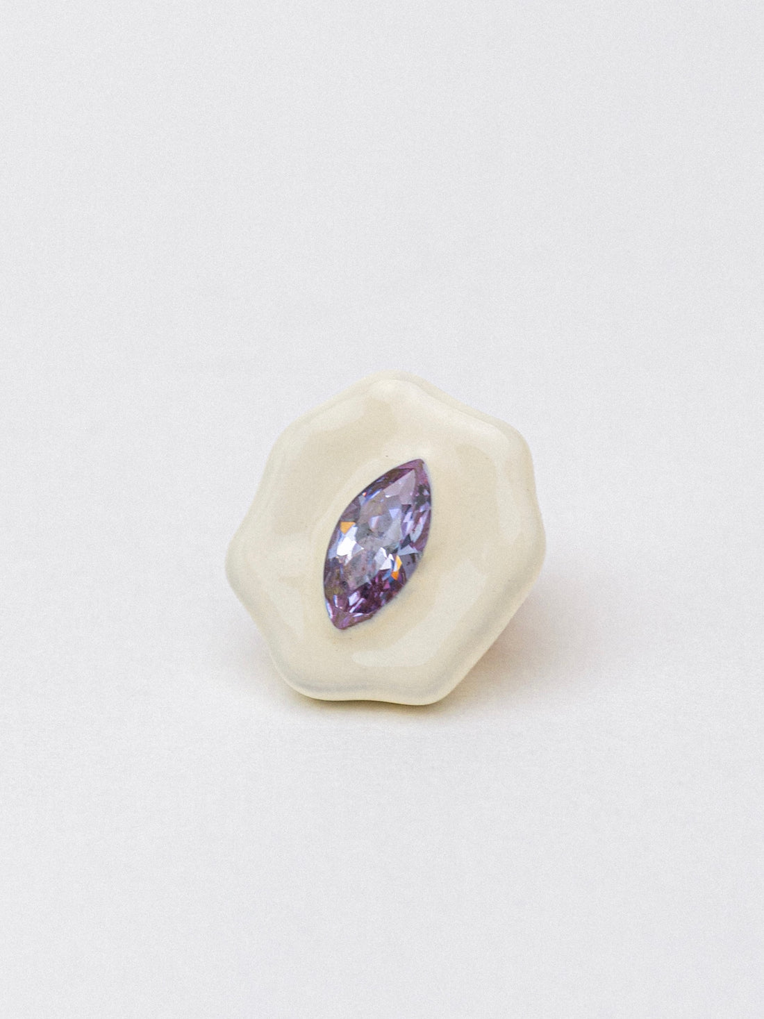 Petal Marquise Studs in lavender