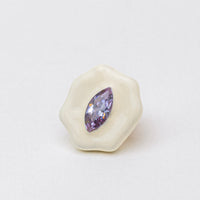 Petal Marquise Studs in lavender
