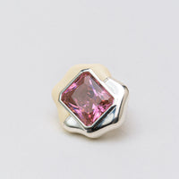 Molten Frame Studs in pink