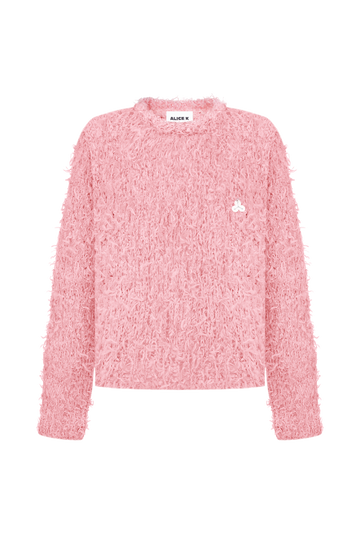 Pink Fluffy Sweater