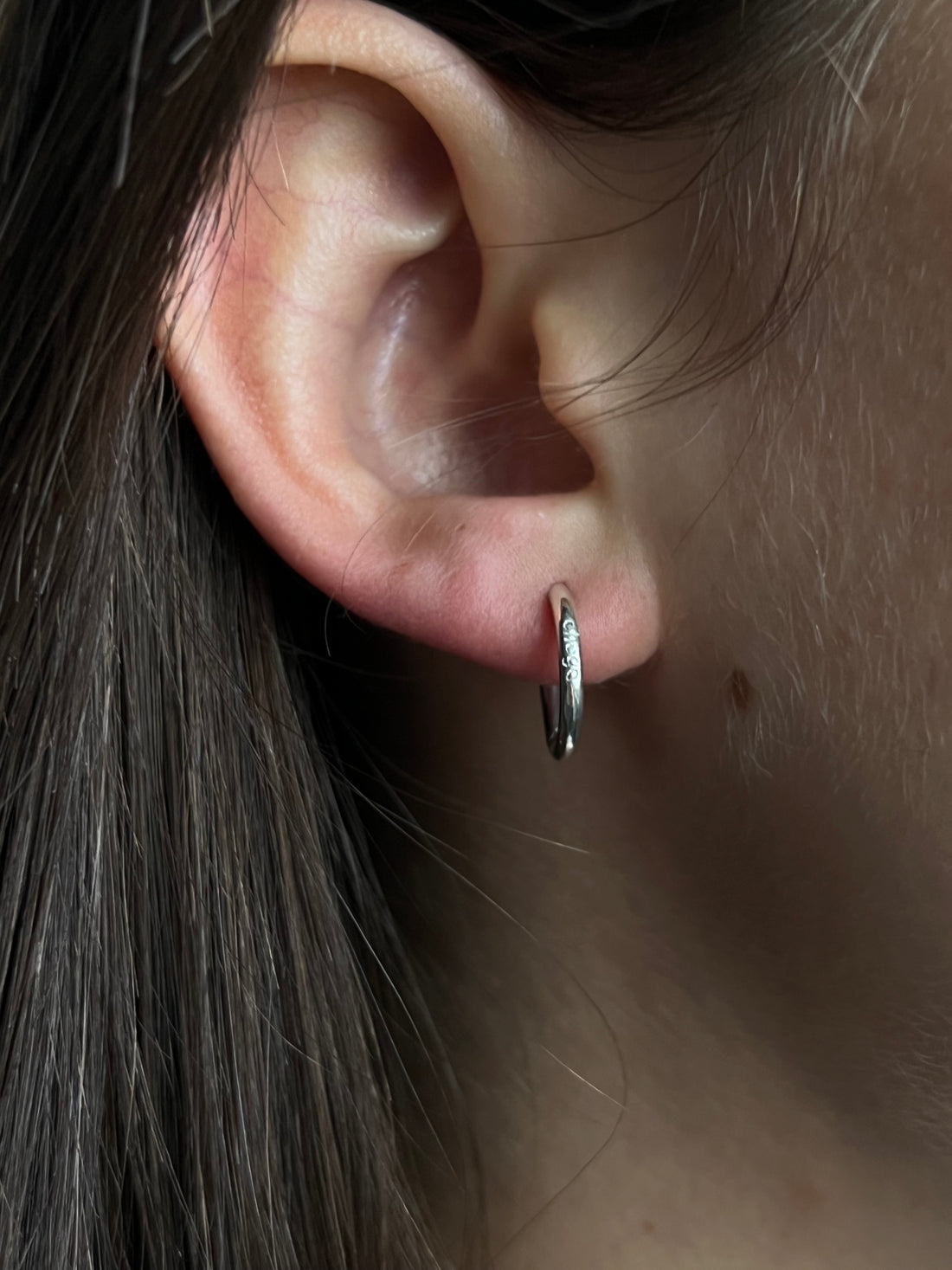 Hoop Earrings in silver
