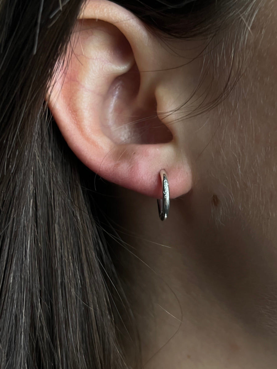Hoop Earrings in silver