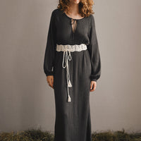 Sorochka Dress in graphite
