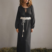 Sorochka Dress in graphite