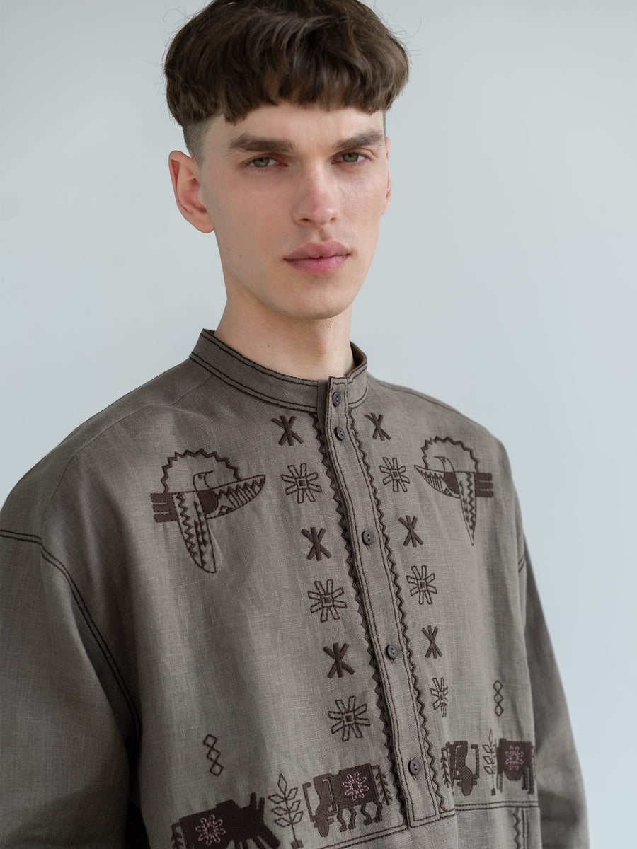 Adam Brown Men's Vyshyvanka Shirt