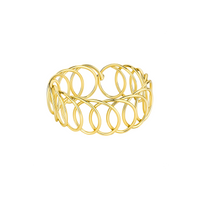 Karma Wide Bracelet in gold