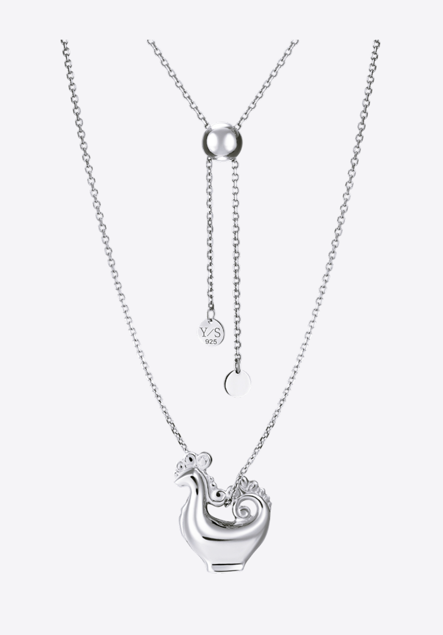Kurochka Pendant in silver