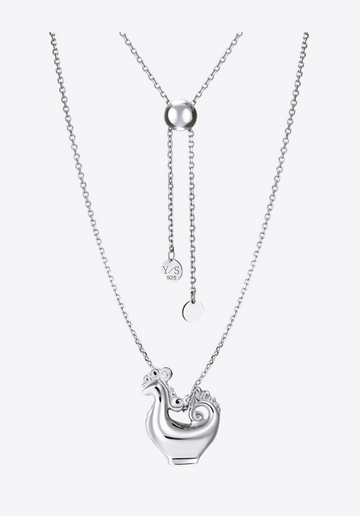 Kurochka Pendant in silver
